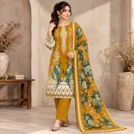 Sunshine Bloom three piece dress TV-D017 by Navyastyle