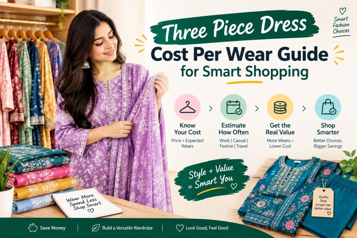 three piece dress cost