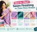 how to check seam finishing on three piece dresses