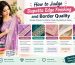 how to judge dupatta edge finishing and border quality